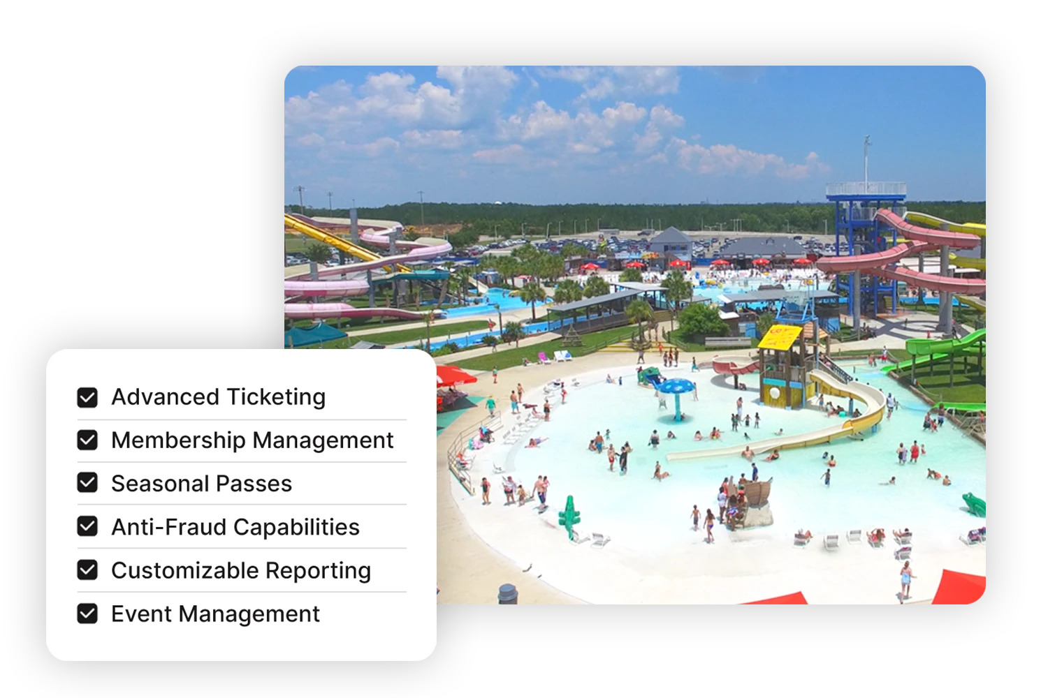Water park operations and theme park management